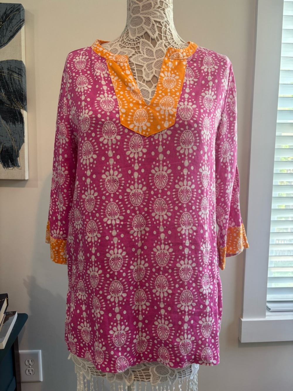 Sigrid Olsen Tunic Top size small